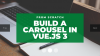 Vue.js 3 Tutorial - Build Carousel image slider in VueJs  from scratch